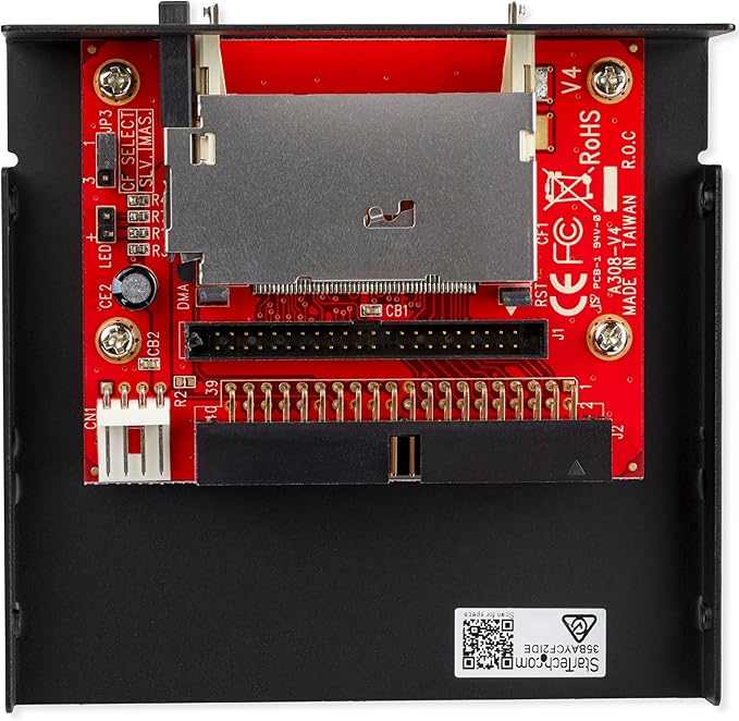 StarTech.com 3.5in Drive Bay IDE to Single CF SSD Adapter Card Reader, TAA (35BAYCF2IDE)