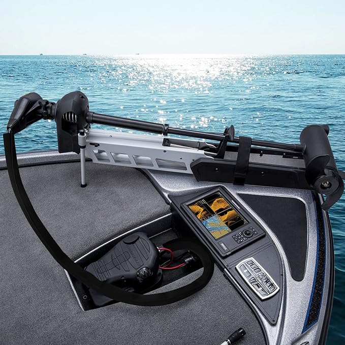 Trolling Motor Cable Sleeve, 60" L Black Neoprene Trolling Motor Sleeve Wire Cover Cable Wrap Organizer