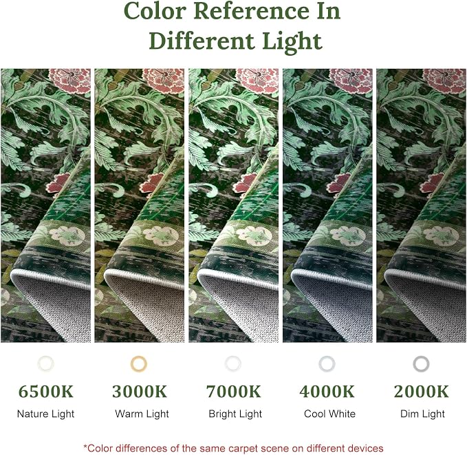 AMTOVO 2.7x8 Runner Rug for Hallway, Washable Non-Slip Long Kitchen Carpet, Floral Vintage Distressed Floor Mat for Hallways Entryway Living Room Laundry Room Bathroom Farmhouse, Dark Green