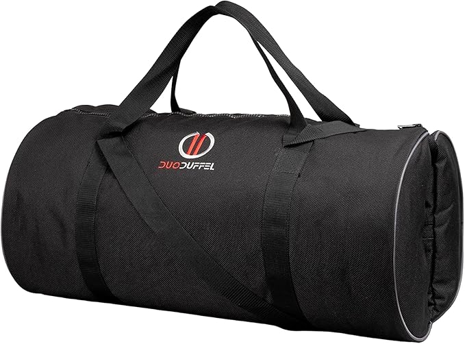 Bag – Convertible 2-in-1 Gym and Travel Bag with Dual Large Pockets, Adjustable Center Gap, Water Repellent Polyester, Perfect for Sports, Fitness, and Weekend Trips (Large Size)