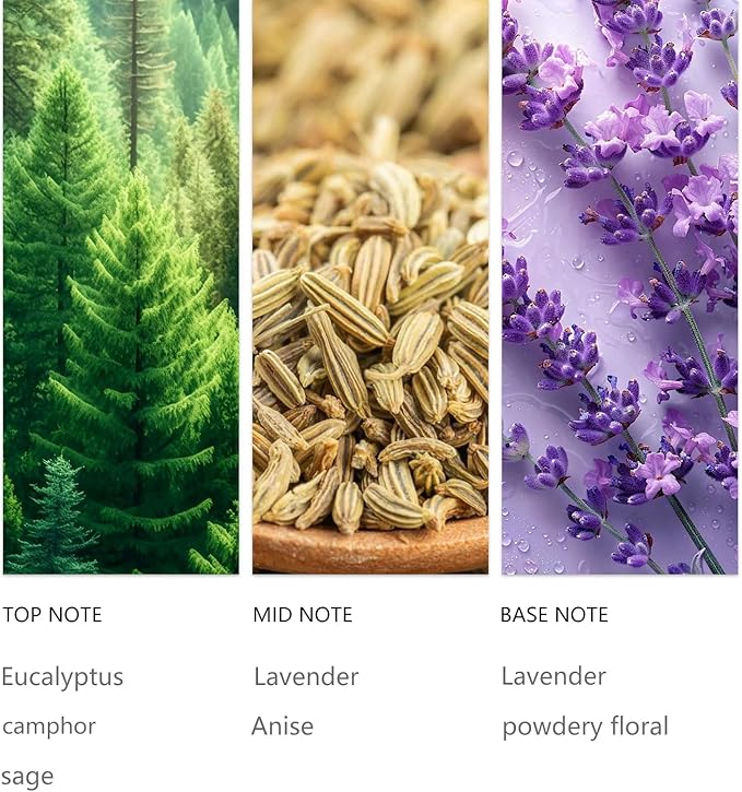20ML Hotel Diffuser Oil, Lavender Aromatherapy Oil with Eucalyptus, Sage, Anise for Waterless/Cold Air Diffuser, Hotel Scent for Home, Spa, Office and Hotel Scenting