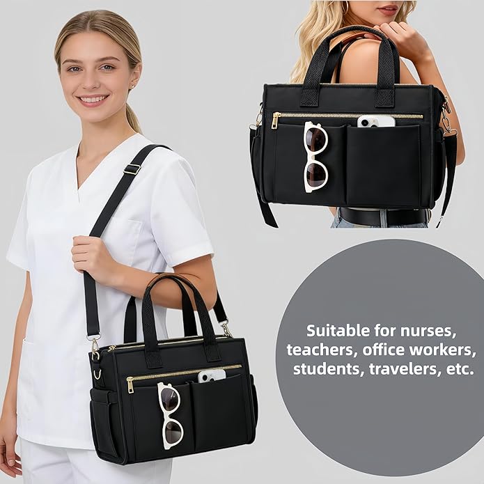 Aylashine Nurse Tote Bag, work bag, suitable for office, university, nursing industry laptop briefcase.