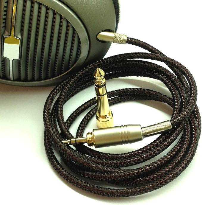 NewFantasia Replacement Audio Upgrade Cable Compatible with Sennheiser HD598, HD598Cs, HD560s, HD598SE, HD620S, HD400PRO, HD599, HD569, HD579, HD505 Headphones 3meters/9.9feet
