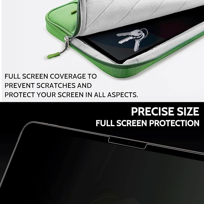 Peslv 360° Privacy Screen for iPad Air 11 Inch 2024/2025 (M2/M3, 6th/7th Gen), Anti Glare Blue Light Spy Filter Private Cover, High Sensitive Bubble-Free Easy Install Black Security Protector