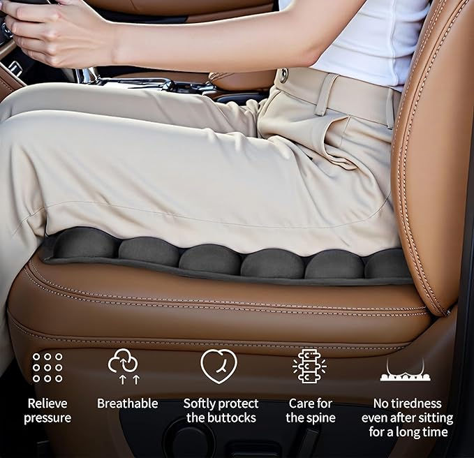 Sondor Travel Seat Cushion,Inflatable Travel Seat Cushion for Airplane,Portable & Adjustable,Airplane Gadgets,Inflatable Cushion for Wheelchair, Travel,Driving,Office Work