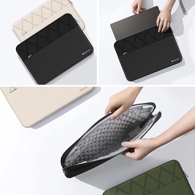 Smatree 15.6 inch Laptop Sleeve for MSI Sword 15/Katana GF66/Katana 15/Crosshair 15/Pulse GL66, MSI Protective Laptop Case with Accessory Pocket, YKK Zipper, Patented Super Corner Design (E601)