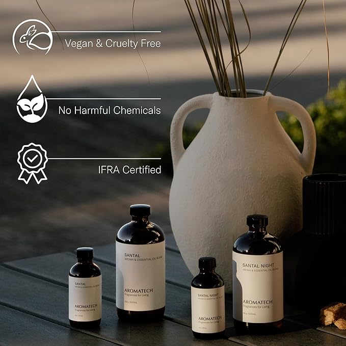Aromatech Noir Aroma Essential Oil Blend: Hotel Inspired Aromatherapy with for Ultrasonic Diffusers & Nebulizers - 16.9 fl oz, 500 mL