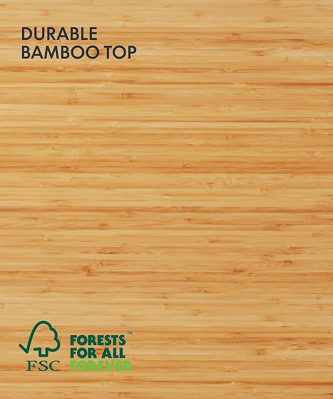 FLEXISPOT E6 MAX Bamboo Dual Motor 3 Stages Standing Desk 78x30 Inch Whole-Piece Board Electric Height Adjustable Stand Up Desk 150KG Load Capacity(Black Frame + Bamboo Desktop)