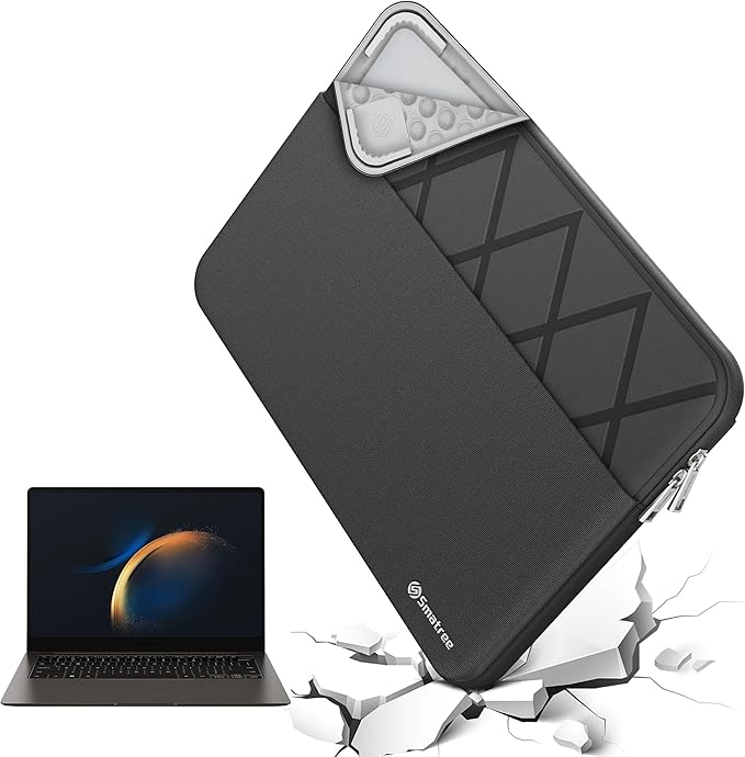 Smatree Laptop Sleeve for 13.3 inch Samsung Galaxy Book2 Pro 360 5G/2 Pro,for 13.3 inch Galaxy Book3/2 360,Case with Pocket(E452)