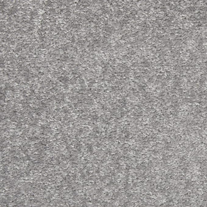 Nourison Home Nourison Essentials Silver Grey 2'2" x 16' Area Rug - Easy Clean, Non Shedding, Bed Room, Living Room, Dining Room, Kitchen (16' Runner)