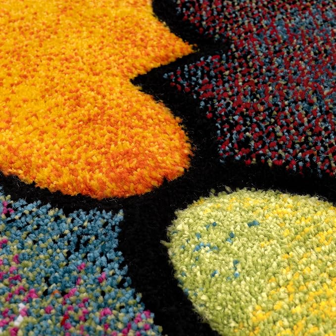 Paco Home Colorful Area Rug with Morrocan Pattern in Multicolor, Size: 2'8" x 4'11"