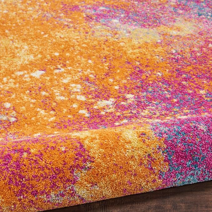 Nourison Home Passion 7' x 10' Multicolor Fabric Modern Area Rug (7' x 10')