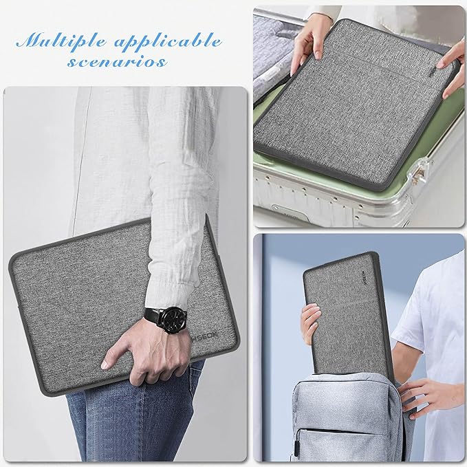 Hseok Laptop Case 13 Inch Sleeve Compatible with MacBook Air 13 M3 A3113 M2 A2681 M1 A2337 A2179 A1932/Pro 13 M2 M1 A2338 A2251 A2289 A2159 A1989 A1706 A1708, Classic Carry on Case,D02G05