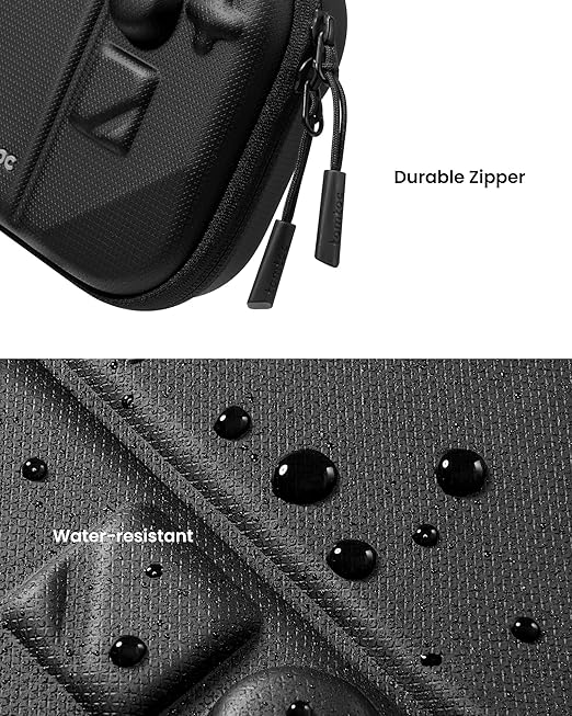 tomtoc Carrying Case Compatible with Steam Deck/OLED, Protective case, Hard Portable Travel Carrying bag for Steam Deck Console, Shockproof, Travel friendly, Black