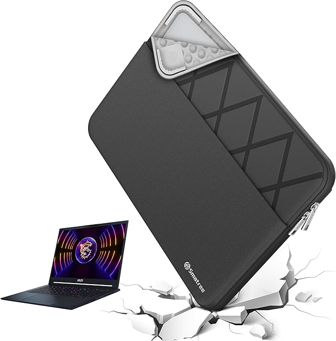 Smatree Laptop Sleeve for 16 inch MSI Summit E16 Flip Evo/E16 Flip, for Prestige 16 Studio A13V/16 Evo A13M, for Creator M16 HX/M16, for CreatorPro M16, for Crosshair 16, Case with Pocket (E648)