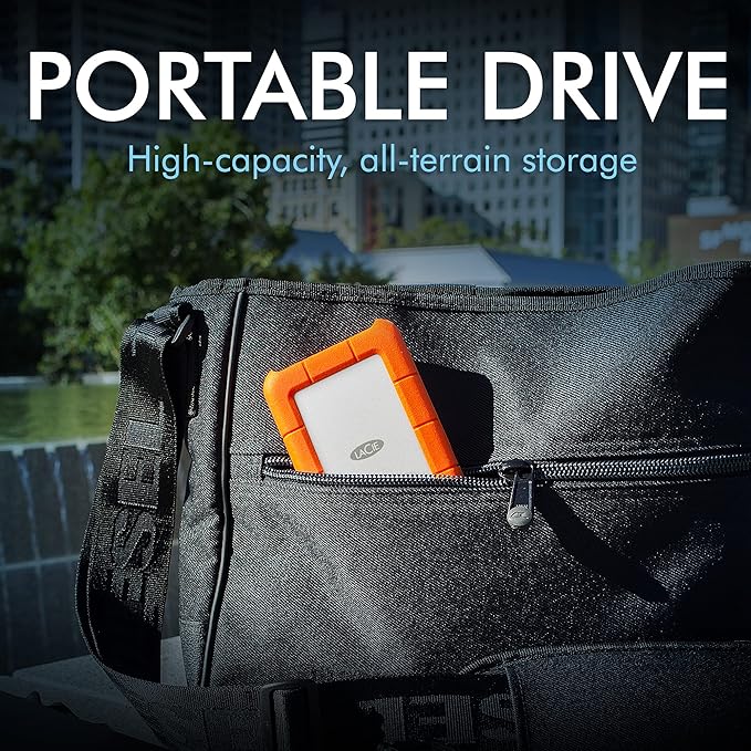 Seagate Rugged STFR5000800 5 TB External Hard Drive, Portable