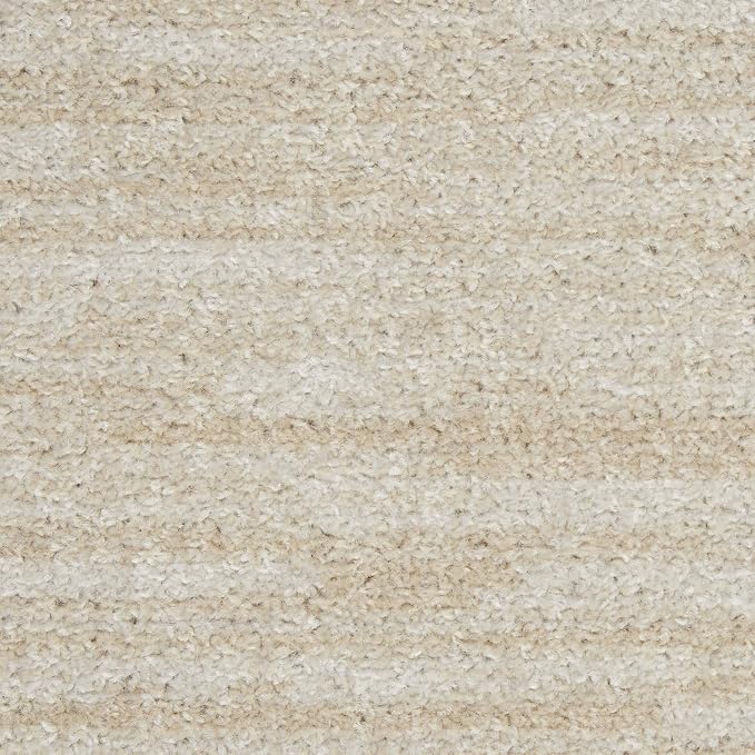 Nourison Home Nourison Essentials Ivory Beige 6' x 9' Oval Area Rug - Easy Clean, Non Shedding, Bed Room, Living Room, Dining Room, Kitchen (6' x 9' Oval)