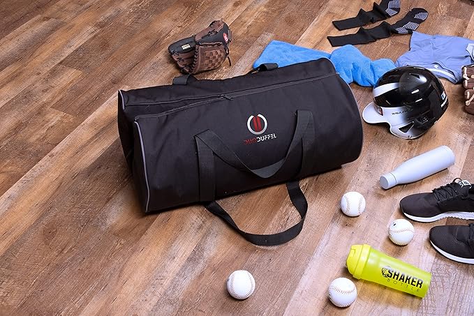 Bag – Convertible 2-in-1 Gym and Travel Bag with Dual Large Pockets, Adjustable Center Gap, Water Repellent Polyester, Perfect for Sports, Fitness, and Weekend Trips (Small Size)