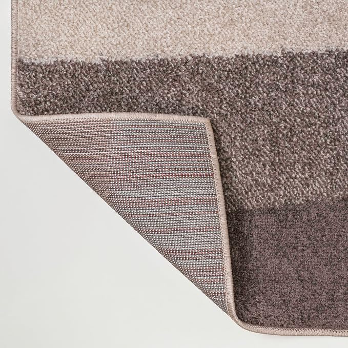 JONATHAN Y Prism Geometric Striped Beige/Brown Indoor Area Rug 3x5, Modern, Coastal, Easy-Cleaning for Living Room, Bedroom, Kitchen, Pet Friendly, Non-Shedding (DZC101C-3)