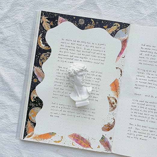 WT Dream Catcher Washi Tape Set, Tape for Scrapbooking, Planners, Junk Journal or Bible Study, Colorful Artist Decorative Craft Tape, Cute Artist Tape (2 Rolls, Each 16.4FT)