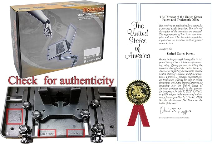 Mobotron MS-426SS Standard Laptop Mount with Screen Stabilizers