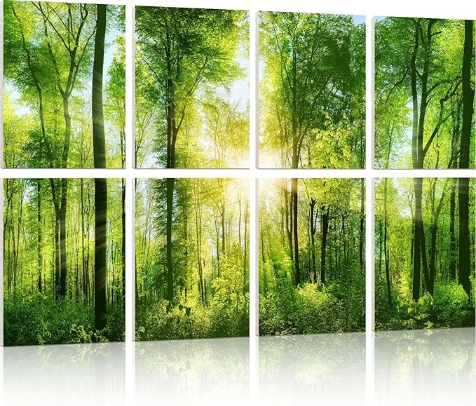 YPY Sound Proofing Panels for Walls: 8 Pack 48"x32" Decorative Art Acoustic Panel Sound Dampening Panels Absorbing Treatment