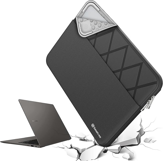 Smatree Laptop Sleeve for 15.6 inch Samsung Galaxy Book5/2 Pro 360, for Samsung Galaxy Book4/3 360, for GalaxyBook4 Edge, Copilot+PC/Book4/Book3, Protective Laptop Case with Pocket (E634)