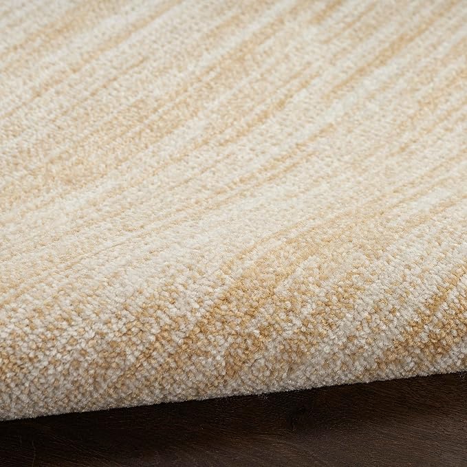 Nourison Home Nourison Essentials Ivory Gold 3' x 5' Area Rug - Easy Clean, Non Shedding, Bed Room, Living Room, Dining Room, Kitchen (3' x 5')