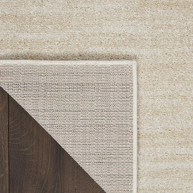 Nourison Home Nourison Essentials Ivory Beige 2'2" x 7'6" Area Rug - Easy Clean, Non Shedding, Bed Room, Living Room, Dining Room, Kitchen (8' Runner)