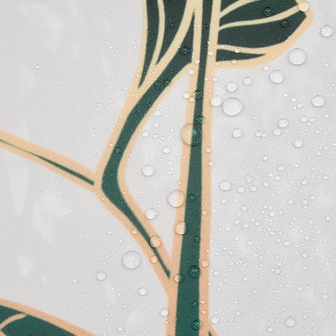 Boho Green Geometric Shower Curtain Bohemian Abstract Mid Century Tropical Bathroom Curtain Minimalist Modern Palm Leaf Shower Curtain Sets for Bathroom Extra Long 72x78 in with 12 Hooks