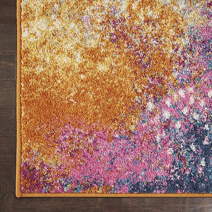 Nourison Home Passion Sunburst 10' x 14' Area Rug, Modern, Abstract, Easy-Cleaning, Non-Shedding, Bedroom, Living Room, Dining Room, Kitchen