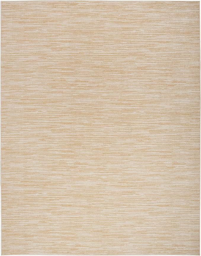 Nourison Home Nourison Essentials Ivory Gold 12' x 15' Area Rug - Easy Clean, Non Shedding, Bed Room, Living Room, Dining Room, Kitchen (12' x 15')