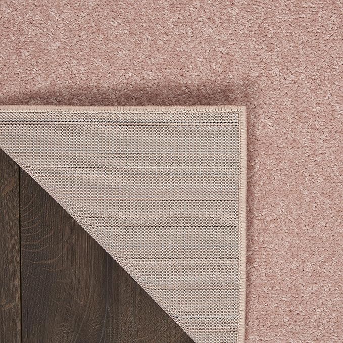 Nourison Home Nourison Essentials Pink 6' x 9' Area Rug - Easy Clean, Non Shedding, Bed Room, Living Room, Dining Room, Kitchen (6' x 9')