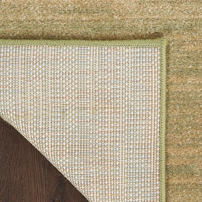 Nourison Home Nourison Essentials Green Gold 4' x 6' Area Rug - Easy Clean, Non Shedding, Bed Room, Living Room, Dining Room, Kitchen (4' x 6')